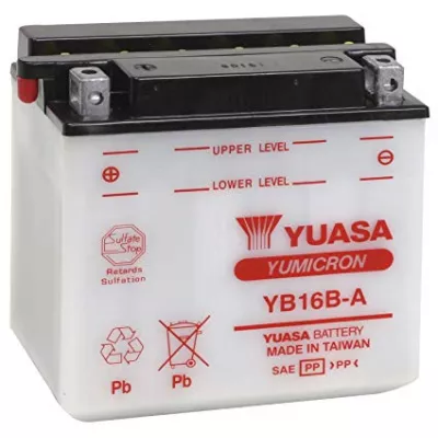 Μπαταρία μοτοσυκλέτας YUASA 12V - YB16B-A YUASA
