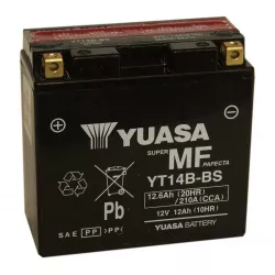 Μπαταρία μοτοσυκλέτας YUASA 12V - YT14B-BS YUASA Μπαταρία μοτοσυκλέτας YUASA 12V - YT14B-BS YUASA