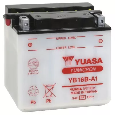 Μπαταρία μοτοσυκλέτας YUASA 12V - YB16B-A1 YUASA