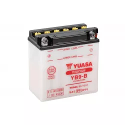 Μπαταρία μοτοσυκλέτας YUASA 12V - YB9-B YUASA Μπαταρία μοτοσυκλέτας YUASA 12V - YB9-B YUASA