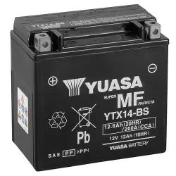 Μπαταρία μοτοσυκλέτας YUASA 12V - YTX14-BS YUASA Μπαταρία μοτοσυκλέτας YUASA 12V - YTX14-BS YUASA