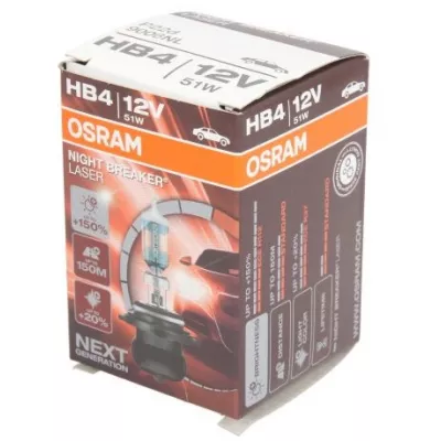 Λάμπα αυτοκινήτου OSRAM Night Breaker Laser HB4