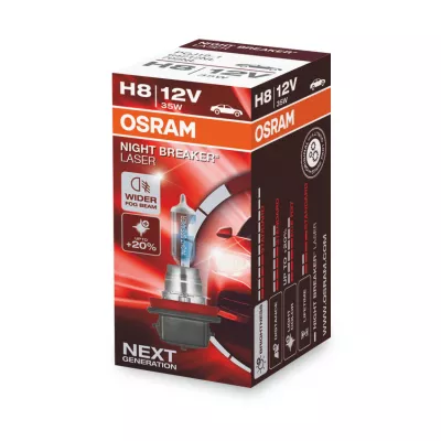 Λάμπα αυτοκινήτου OSRAM Night Breaker Laser H8