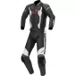 Δερμάτινη φόρμα αναβάτη ALPINESTARS GP FORCE BLACK/WHITE thumb