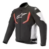 Μπουφάν μηχανής ALPINESTARS T-GP R V2 AIR ΜΑΥΡΟ/ΑΣΠΡΟ/ΚΟΚΚΙΝΟ