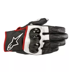 Γάντια μηχανής ALPINESTARS CELER V2 BLACK/WHITE/RED FLUO