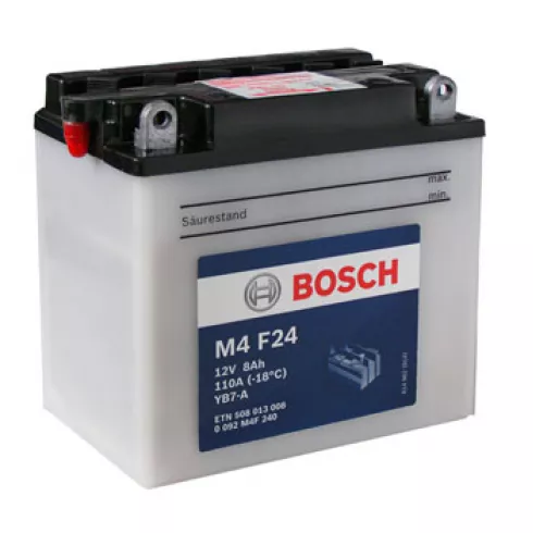 Μπαταρία μοτοσυκλέτας BOSCH M4 12V YB7-A Μπαταρία μοτοσυκλέτας BOSCH M4 12V YB7-A