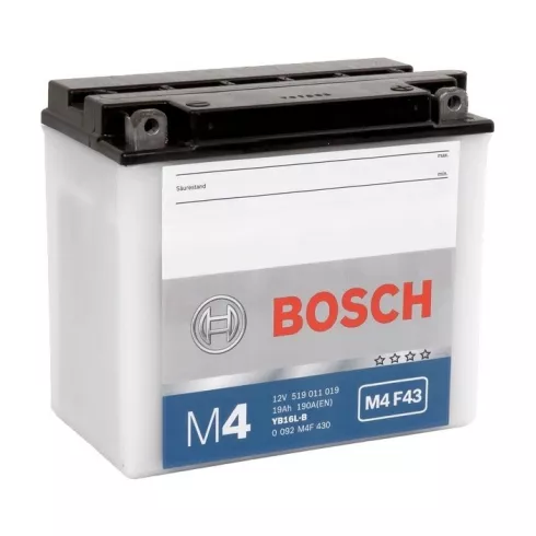 Μπαταρία μοτοσυκλέτας BOSCH M4 12V YB16L-B Μπαταρία μοτοσυκλέτας BOSCH M4 12V YB16L-B