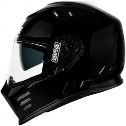 Κράνος μηχανής SIMPSON VENOM SOLID GLOSS BLACK FULL FACE