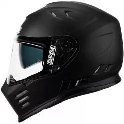 Κράνος μηχανής SIMPSON VENOM SOLID МАТТ BLACK FULL FACE Κράνος μηχανής SIMPSON VENOM SOLID МАТТ BLACK FULL FACE