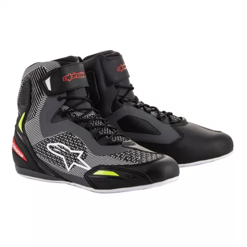 Μπότες μηχανής ALPINESTARS FASTER-3 RIDEKNIT BLACK/GRAY/YELLOW FLUO Μπότες μηχανής ALPINESTARS FASTER-3 RIDEKNIT BLACK/GRAY/YELLOW FLUO