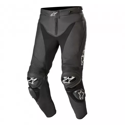 Δερμάτινο παντελόνι μηχανής ALPINESTARS TRACK V2 BLACK Δερμάτινο παντελόνι μηχανής ALPINESTARS TRACK V2 BLACK