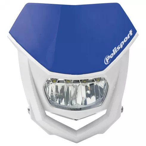 Φανάρι εμπρός με μάσκα POLISPORT HALO LED - ΑΣΠΡΟ/ΜΠΛΕ Φανάρι εμπρός με μάσκα POLISPORT HALO LED - ΑΣΠΡΟ/ΜΠΛΕ