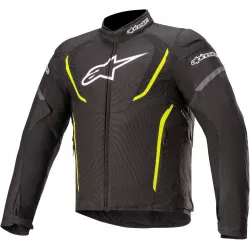 Μπουφάν μηχανής ALPINESTARS T-JAWS V3 WATERPROOF BLACK//NEON YELLOW