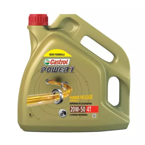Λάδι μηχανής CASTROL POWER 1 4T 20W50 4L Λάδι μηχανής CASTROL POWER 1 4T 20W50 4L