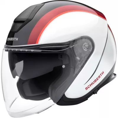 Κράνος μηχανής SCHUBERTH M1 PRO OUTLINE RED JET - OPEN FACE Κράνος μηχανής SCHUBERTH M1 PRO OUTLINE RED JET - OPEN FACE