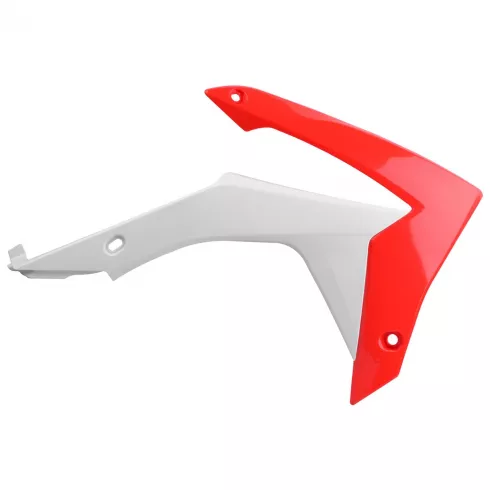 Πλαστικά καλύμματα ψυγείου POLISPORT HONDA CRF250R - 2014-17 /CRF450R - 2013-16 ΚΟΚΚΙΝΟ/ΑΣΠΡΟ OEM