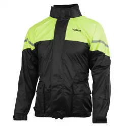 Αδιάβροχο μπουφάν μοτοσυκλέτας SECA RAIN BLACK/FLUO Αδιάβροχο μπουφάν μοτοσυκλέτας SECA RAIN BLACK/FLUO