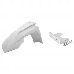 Μπροστινό φτερό με βάση POLISPORT KTM (17) SX - 07-12 / EXC - 08-13 - ΑΣΠΡΟ Μπροστινό φτερό με βάση POLISPORT KTM (17) SX - 07-12 / EXC - 08-13 - ΑΣΠΡΟ