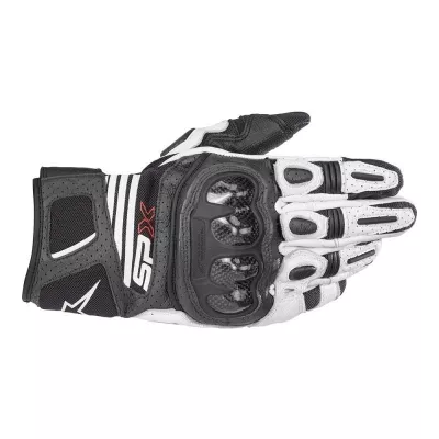 Γάντια μηχανής ALPINESTARS SP-X AIR CARBON V2 ΜΑΥΡΟ/ΑΣΠΡΟ