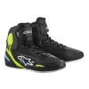 Μπότες μηχανής ALPINESTARS FASTER-3 BLACK/BLUE/YELLOW FLUO