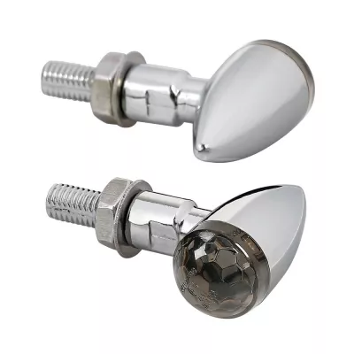 Φλας μηχανής LED DROP CHROME 90483