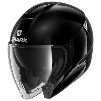Κράνος μηχανής SHARK CITYCRUISER BLACK GLOSS JET - OPEN FACE