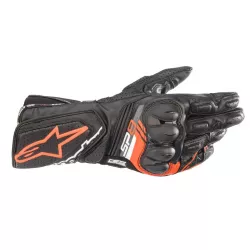 Δερμάτινα γάντια μηχανής ALPINESTARS SP-8 V3 BLACK/FLUO/RED