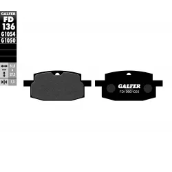 Τακάκια μοτοσυκλέτας Εμπρός Galfer SCOOTER FD136G1050 Τακάκια μοτοσυκλέτας Εμπρός Galfer SCOOTER FD136G1050