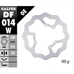 Δισκόπλακα μοτοσυκλέτας εμπρός Galfer WAVE FIXED 240x3mm DF014W Δισκόπλακα μοτοσυκλέτας εμπρός Galfer WAVE FIXED 240x3mm DF014W