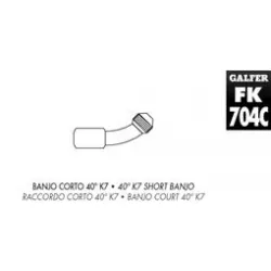 Ρακόρ φρένων μοτοσυκλέτας 40º GALFER K7 FK003D704C Ρακόρ φρένων μοτοσυκλέτας 40º GALFER K7 FK003D704C
