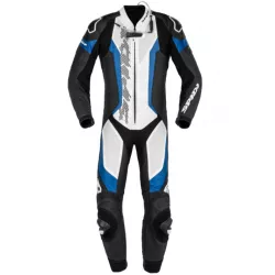 Δερμάτινη φόρμα αναβάτη SPIDI LASER PRO PERFORATED BLACK/BLUE