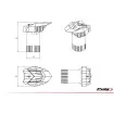 Προστατευτικά μανιτάρια μηχανής PUIG SUZUKI DL650 V-STROM 2004-20, DL650XT V-STROM 15-20 thumb