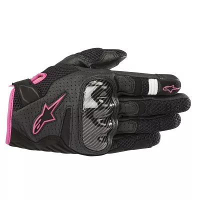 Γυναικεία γάντια μηχανής ALPINESTARS STELLA SMX-1 AIR V2 BLACK/PINK