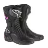 Μπότες μηχανής ALPINESTARS STELLA SMX-6 V2 BLACK/PINK Μπότες μηχανής ALPINESTARS STELLA SMX-6 V2 BLACK/PINK