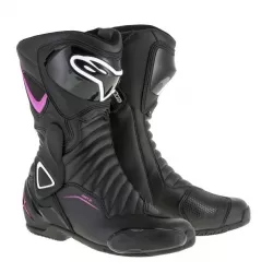 Μπότες μηχανής ALPINESTARS STELLA SMX-6 V2 BLACK/PINK Μπότες μηχανής ALPINESTARS STELLA SMX-6 V2 BLACK/PINK