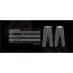 Γυναικείο παντελόνι μηχανής TRILOBITE 1962 Airtech Βlack/Βlue thumb