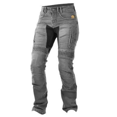 Γυναικείο παντελόνι μηχανής TRILOBITE 661 PARADO REGULAR FIT GREY