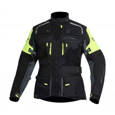 Γυναικείο μπουφάν μηχανής TRILOBITE 2091 Rideknow Tech-Air® BLACK/YELLOW FLUO