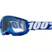 Μάσκα μηχανής motocross 100% STRATA2 BLUE- CLEAR thumb