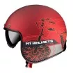 Κράνος μηχανής MT LE MANS 2 CAFE RACER MATT RED JET - OPEN FACE thumb