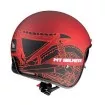 Κράνος μηχανής MT LE MANS 2 CAFE RACER MATT RED JET - OPEN FACE thumb