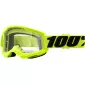 Μάσκα μηχανής motocross 100% STRATA2 YELLOW-CLEAR thumb