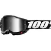 Μάσκα motocross 100% ACCURI2 BLACK-MIRROR SILVER thumb