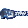 Μάσκα μηχανής motocross 100% ACCURI2 BLUE-CLEAR Μάσκα μηχανής motocross 100% ACCURI2 BLUE-CLEAR