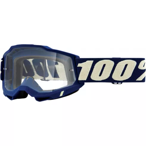 Μάσκα μηχανής 100% ACCURI2 DEEPMARINE-CLEAR Μάσκα μηχανής 100% ACCURI2 DEEPMARINE-CLEAR