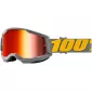 Μάσκα μηχανής motocross 100% STRATA2 IZIPIZI-MIRROR RED thumb