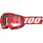 Μάσκα μηχανής motocross 100% ACCURI2 RED-CLEAR thumb