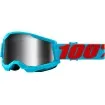 Μάσκα μηχανής motocross 100% STRATA2 SUMMIT-MIRROR SILVER thumb