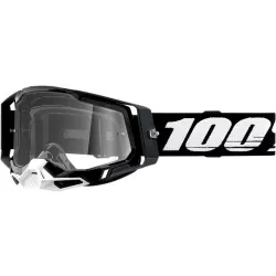 Μάσκα μηχανής motocross 100% RACECRAFT2 BLACK-CLEAR Μάσκα μηχανής motocross 100% RACECRAFT2 BLACK-CLEAR